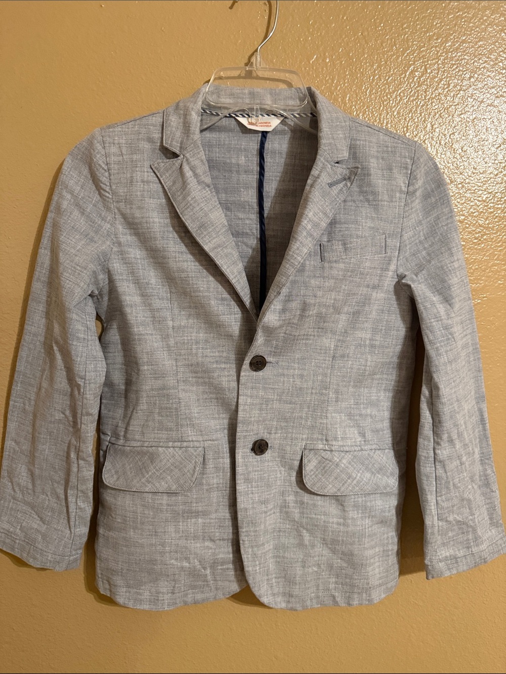 Cat & Jack Light Gray Boys Dress Blazer